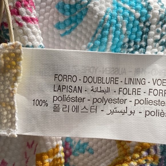 NWT. Zara Kids Floral Print Bikini with Scalloped Trim. Size 13-14. - Picture 5 of 7